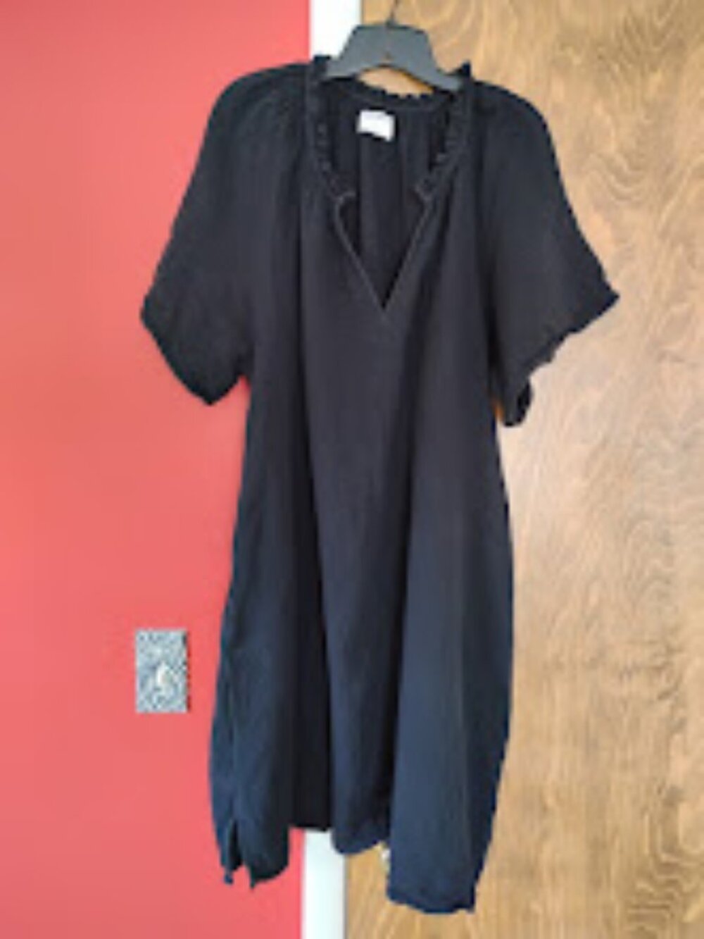 Old Navy crinkle gauze flutter sleeve dress size XXL